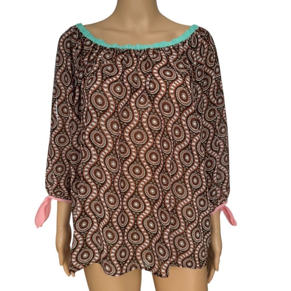 Altar’d State oversized blouse tie sleeve detail size M